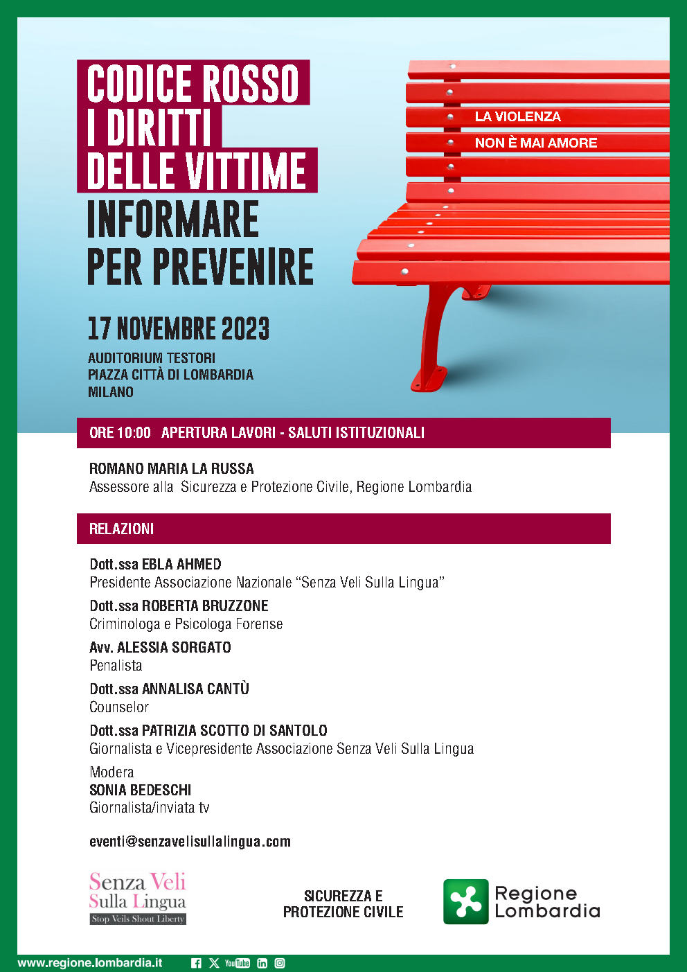 evento diritti delle vittime