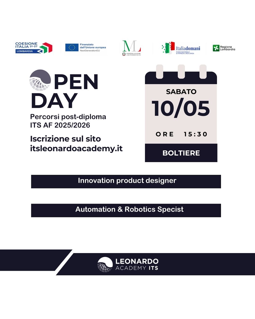 OPEN DAY 1 ITS LEONARDO ACADEMY