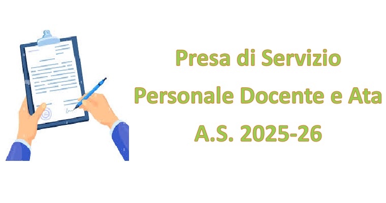 Presa di servizio a.s. 2025/2026