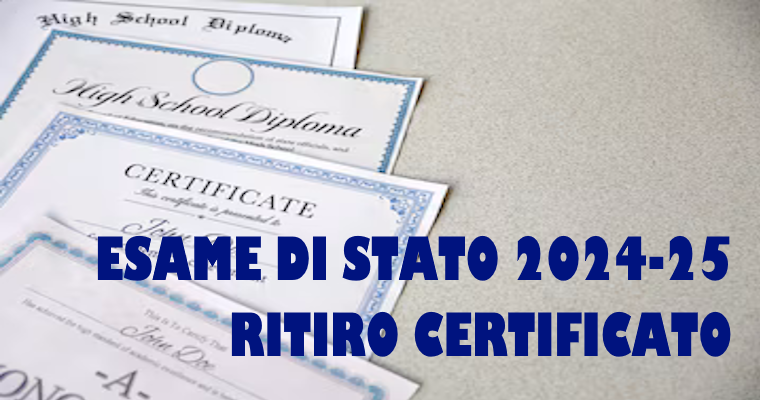 ALUNNI CHE HANNO SUPERATO ESAME DI STATO A.S. 2024/2025 