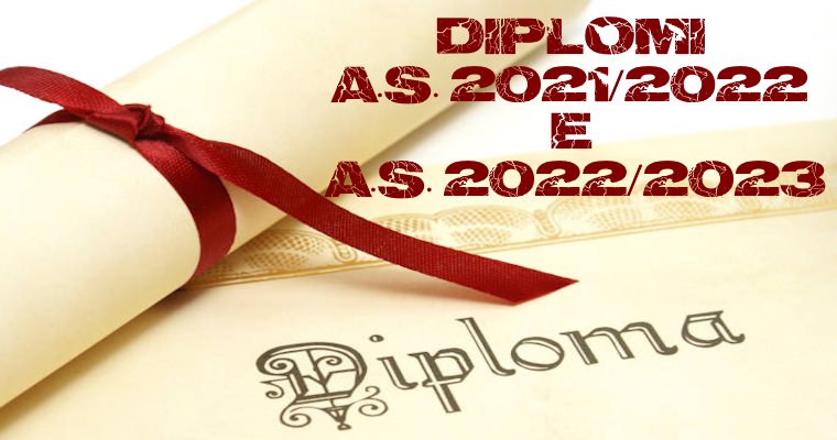 Ritiro Diplomi a.s. 2021/22 e 2022/23