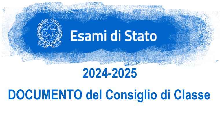 Esami di Stato 2024-2025 - Documento del 15 maggio