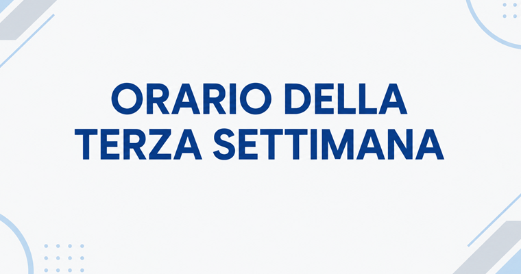 ORARIO CLASSI PRIVACY